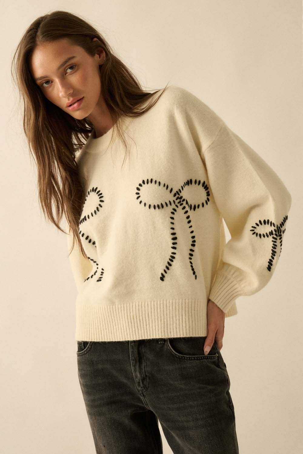 Promesa USA Put a Bow on it Sweater