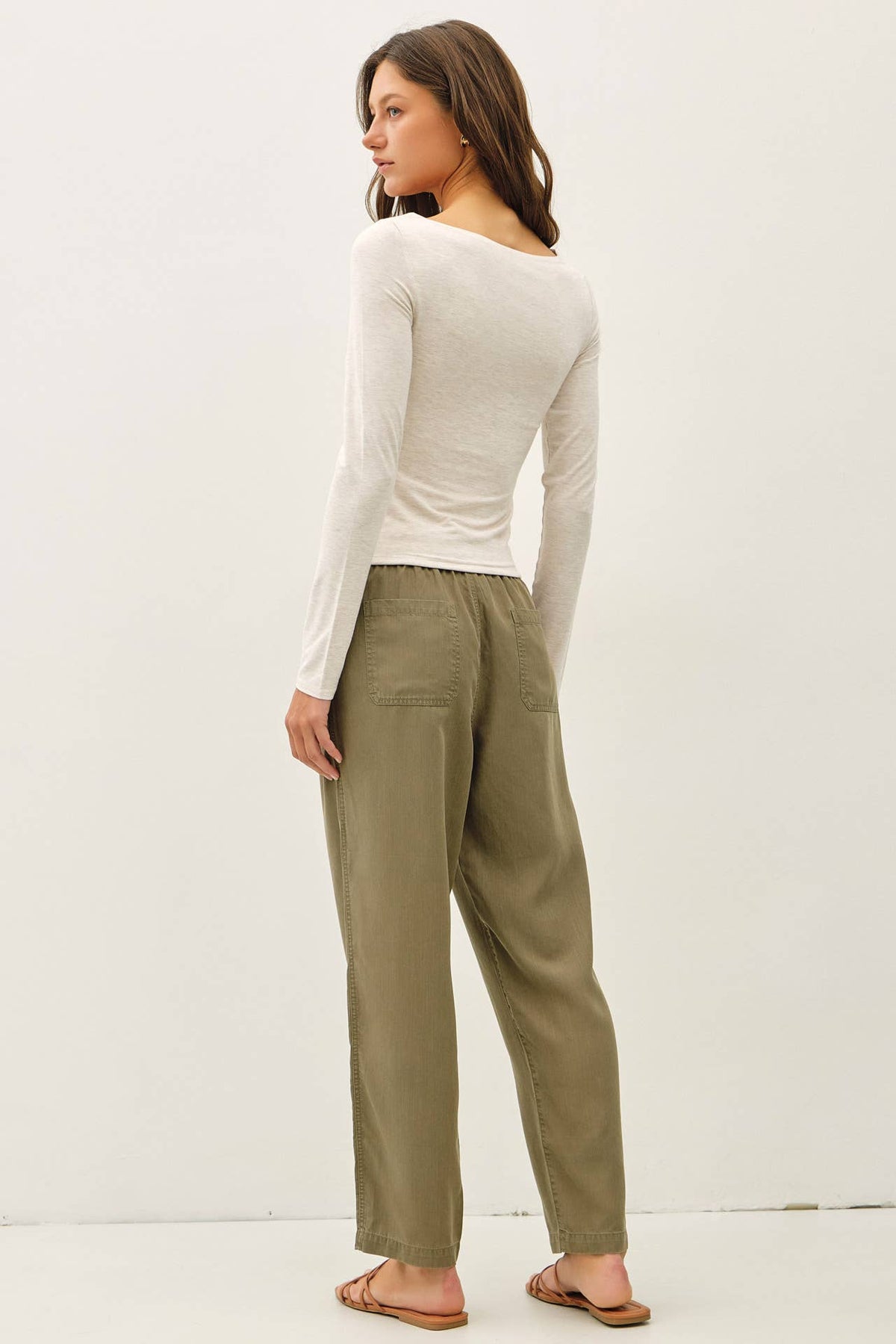 Be Cool BASIC THREADS BOAT NECK LONG SLEEVE TOP