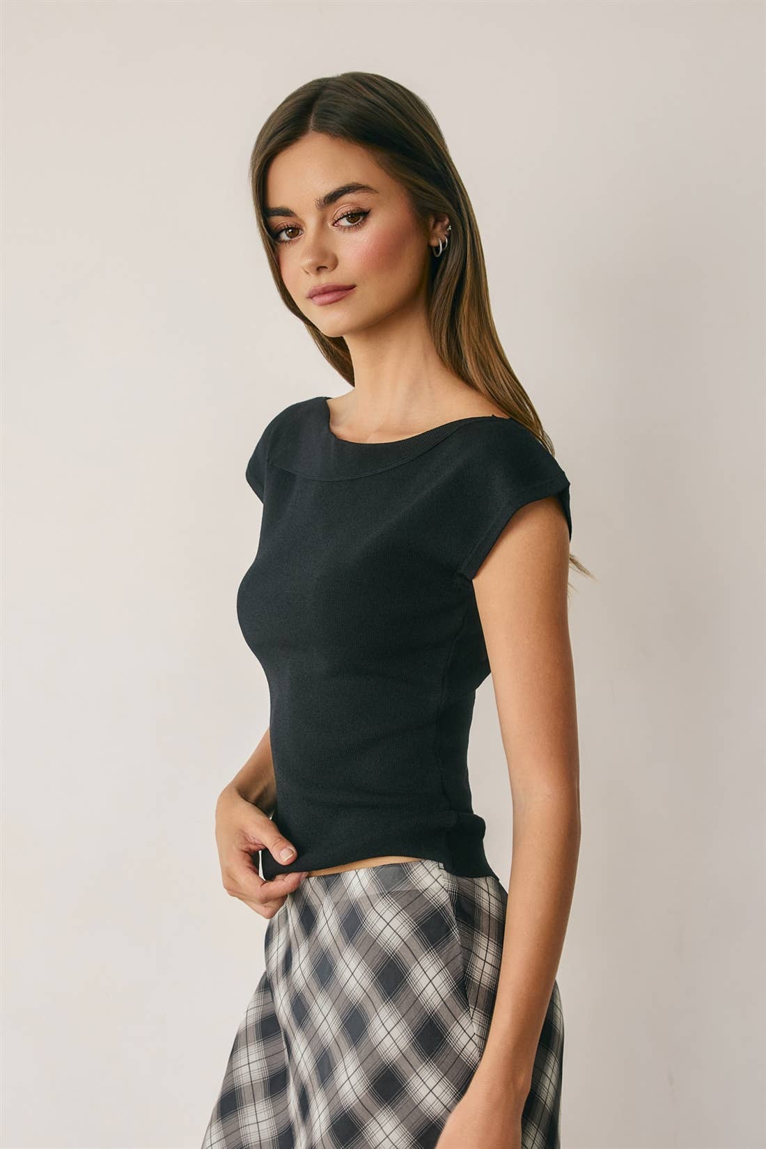 Dress Forum Luna Boat Neck Top