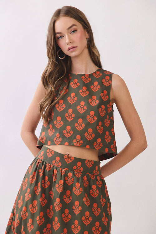 TCEC Marigold Crop Top