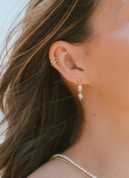LOVE NOTES PEARL EARRINGS