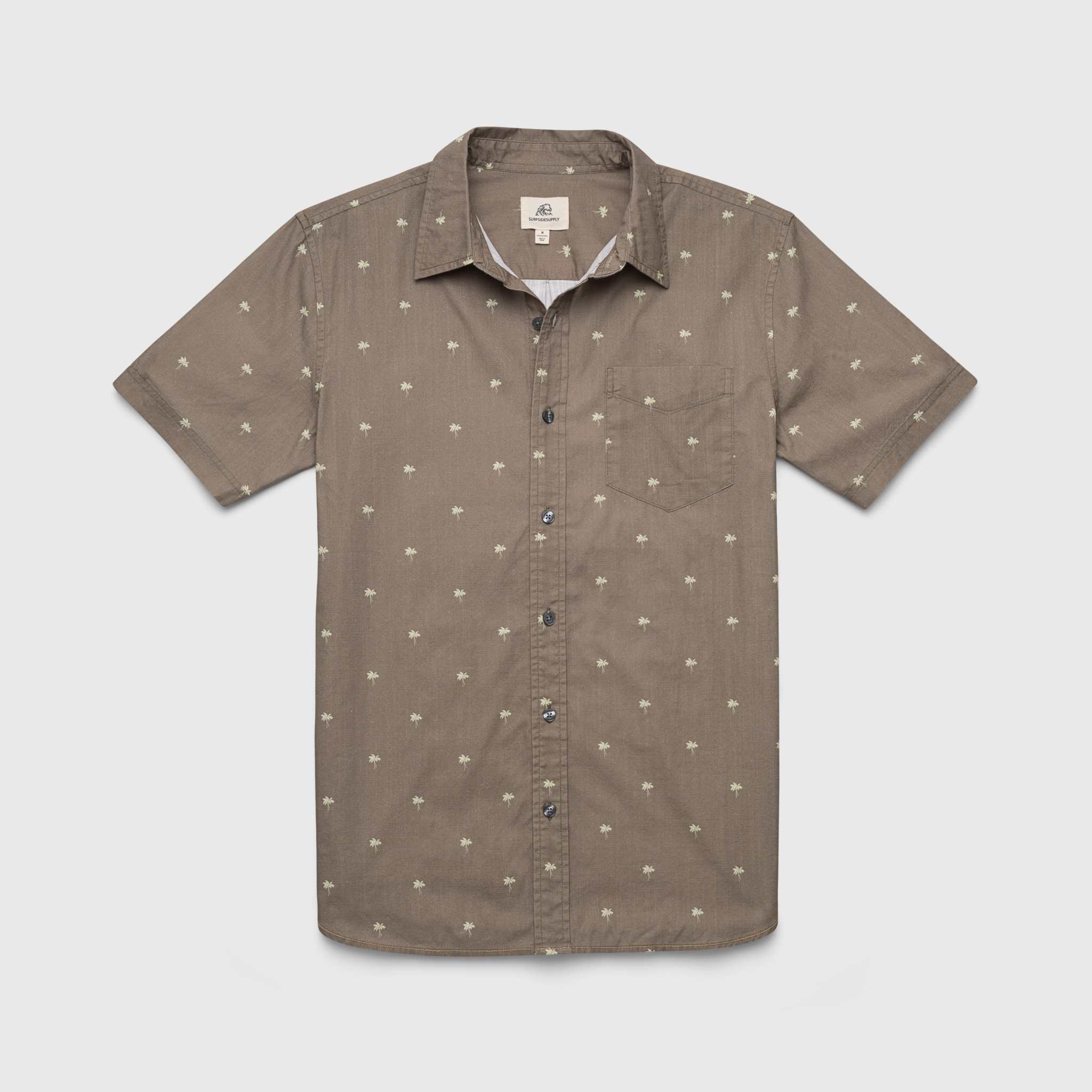 SURFSIDESUPPLY JOEY PALM PRINTED SHIRT