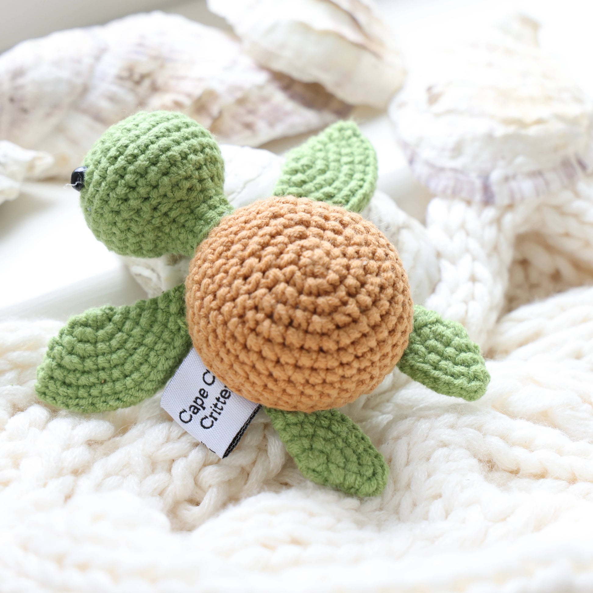 Cape Cod Chokers HANDMADE CROCHET SEA ANIMALS Turtle