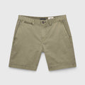 SURFSIDESUPPLY ANDREW 7.5" STRETCH TWILL SHORT - Lichen Green