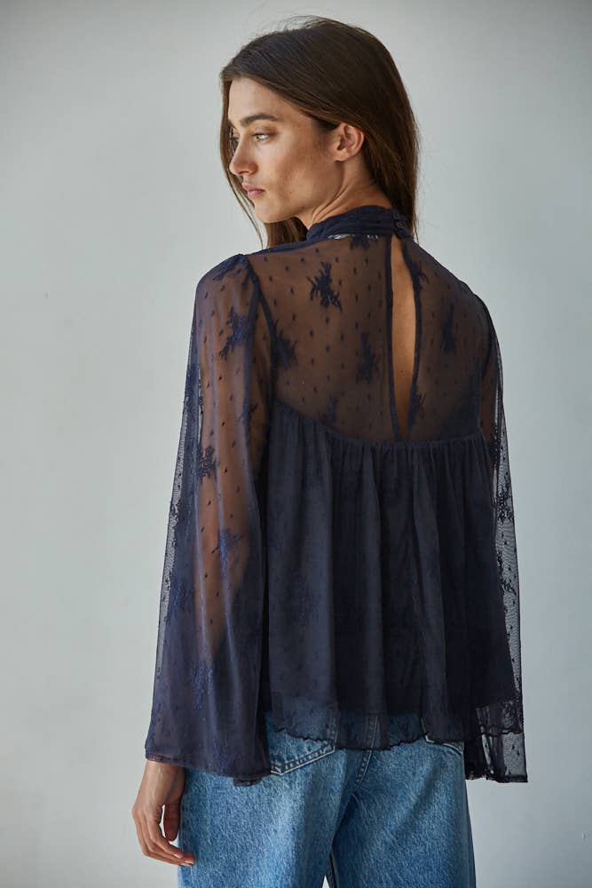 By Together Gypsy Bell Sleeve Blouse