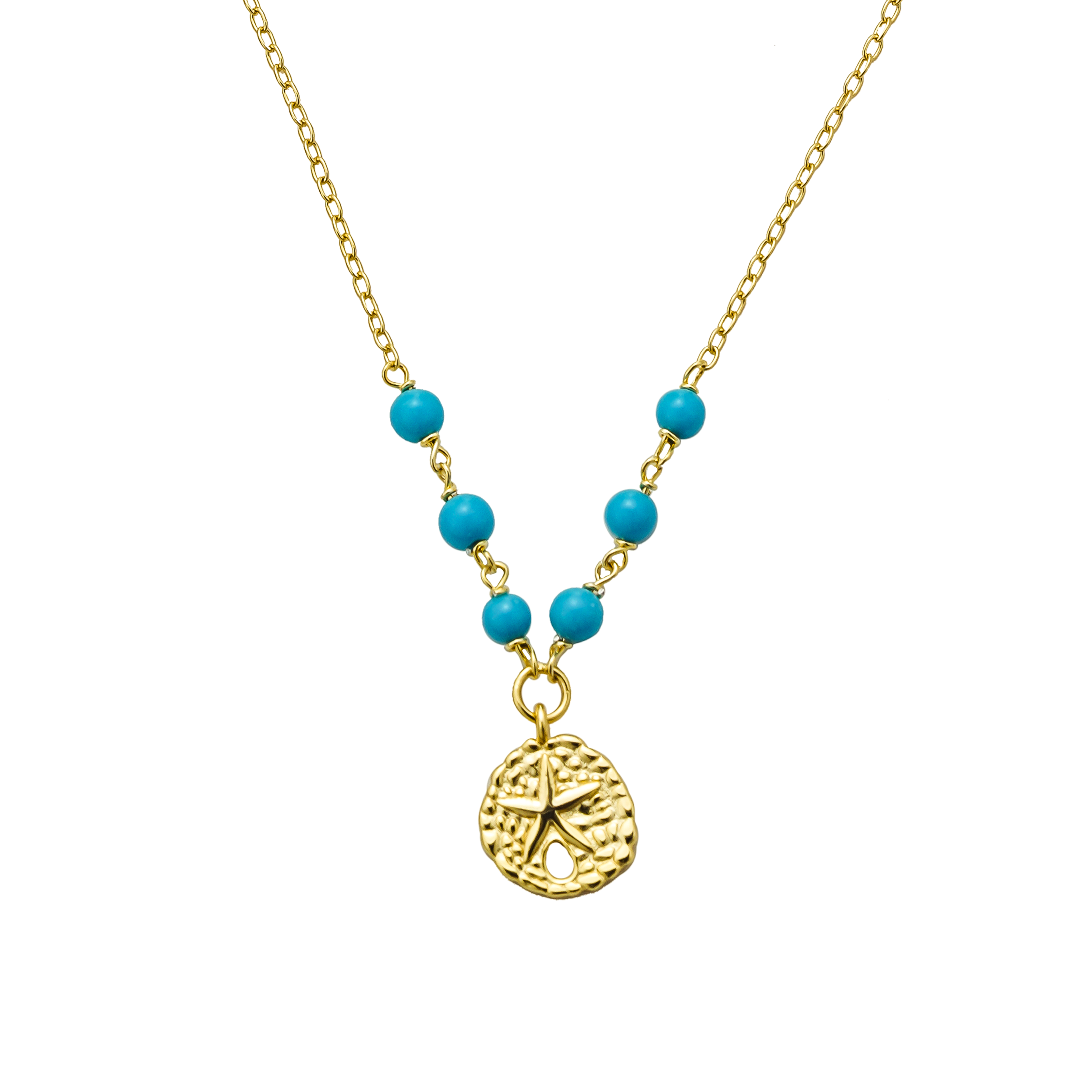 The Salty Gem Sand Dollar Necklace