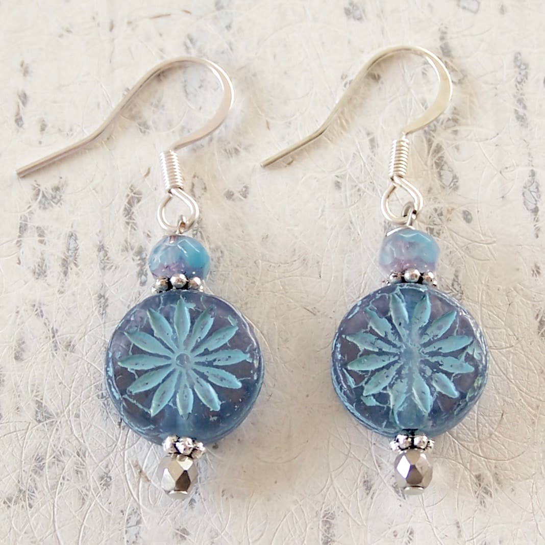 Jo Bird Jewelry Aster Star Earrings Snowflake