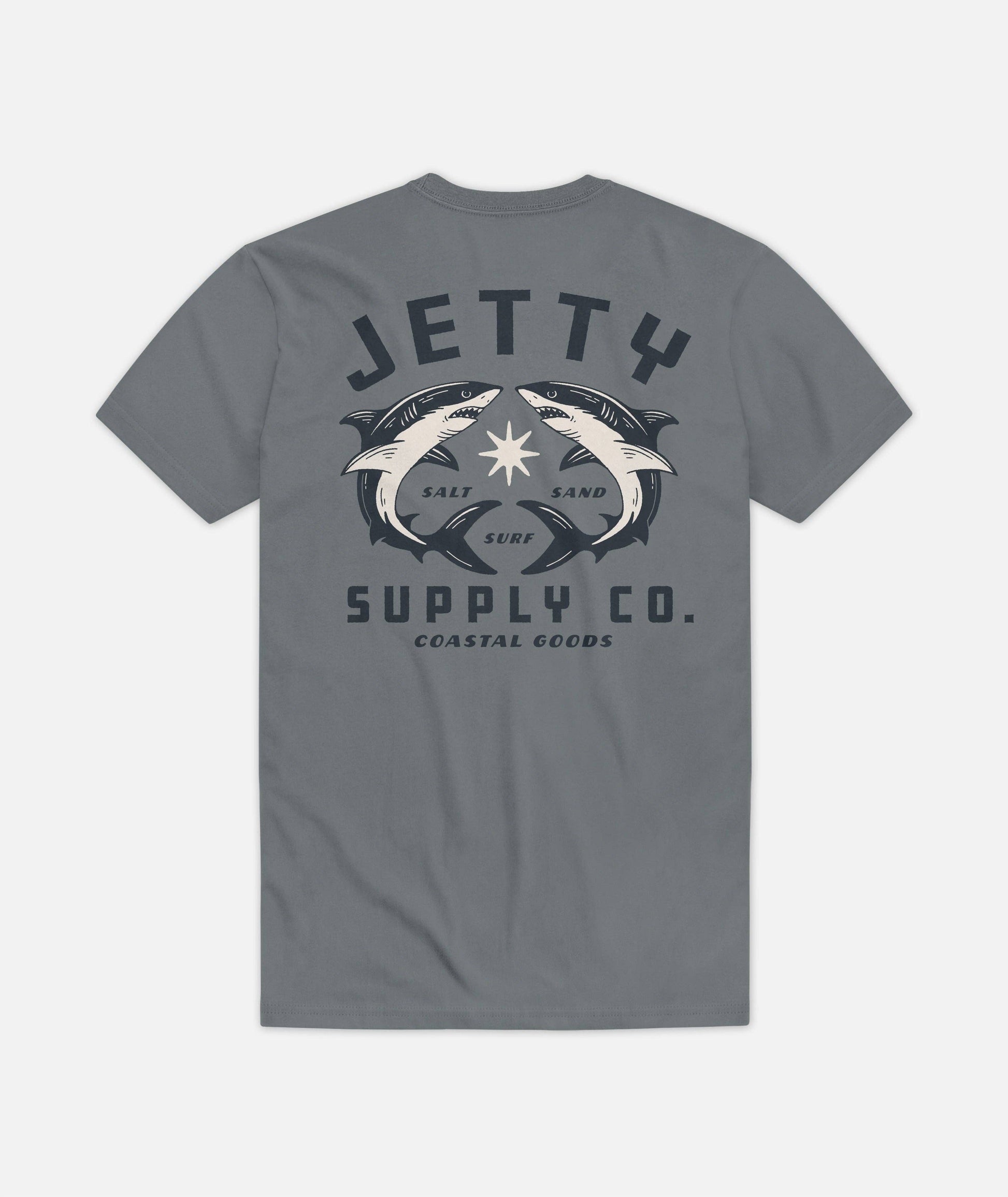 Jetty Bullshark Tee - Storm Storm