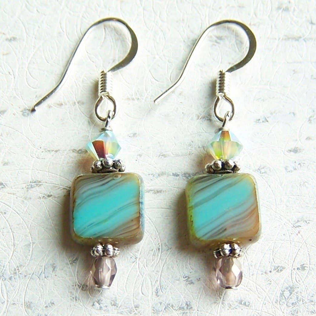 Jo Bird Jewelry Sundance Earrings Hawaii Blue