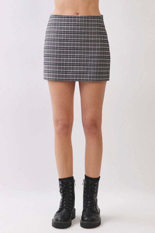 TCEC Back To School Mini Skirt Grey