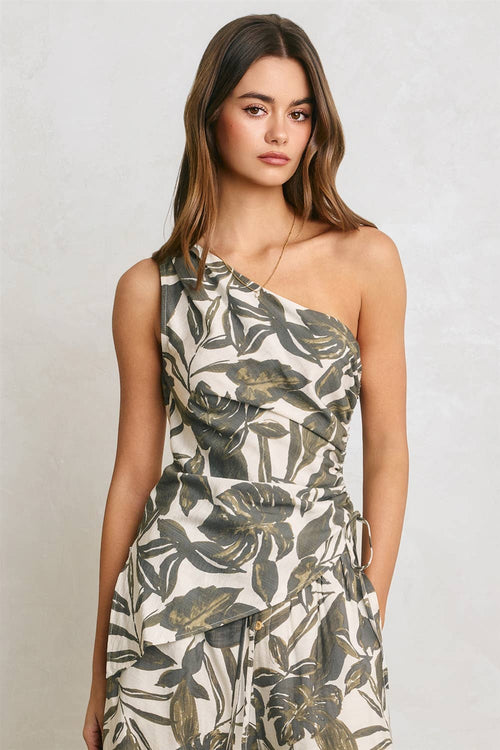 Dress Forum Swaying Palms Ruched Top