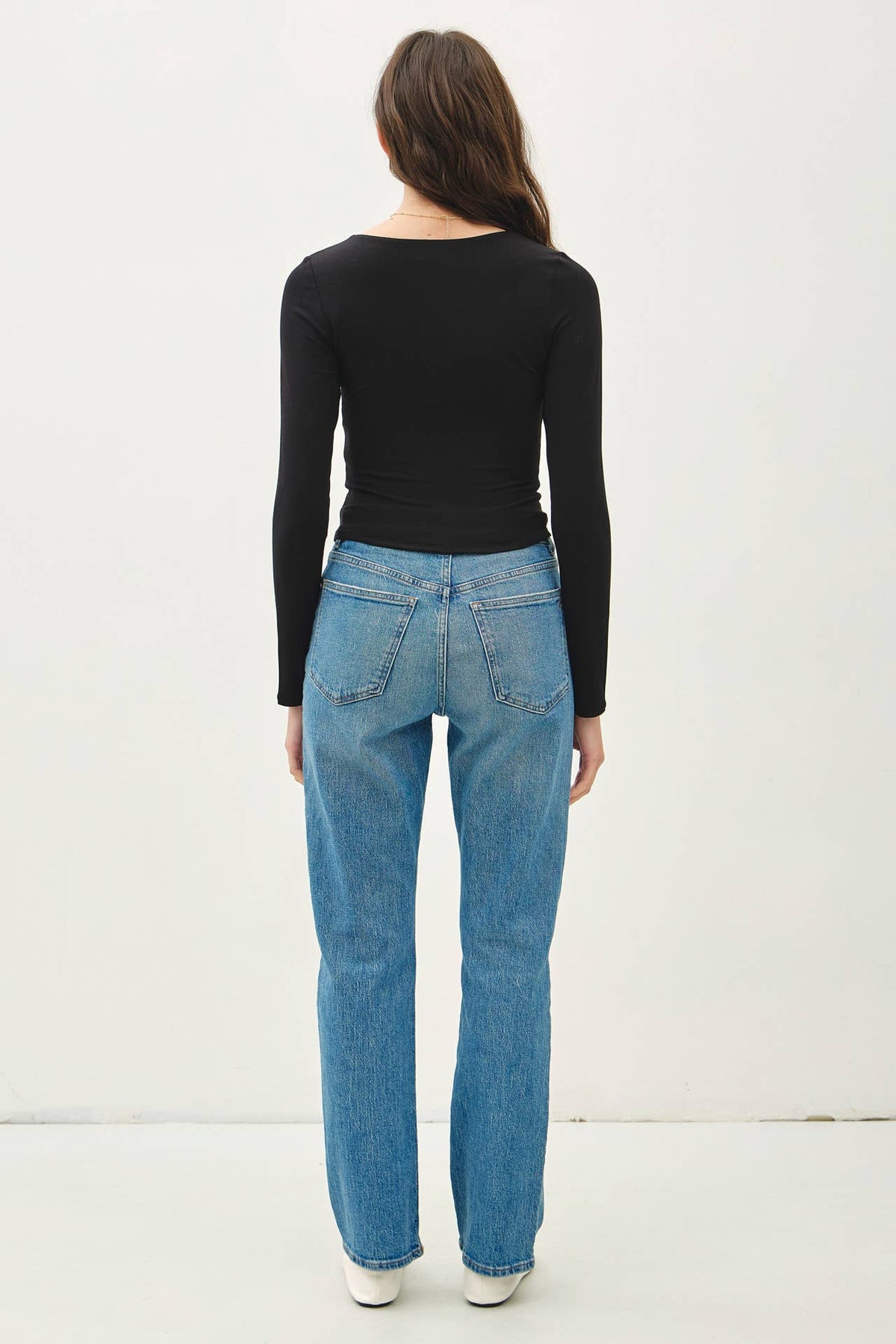 BASIC THREADS LONG SLEEVE TOP