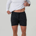 Burlebo ATHLETIC SHORT Black Camo - Black Liner 7"
