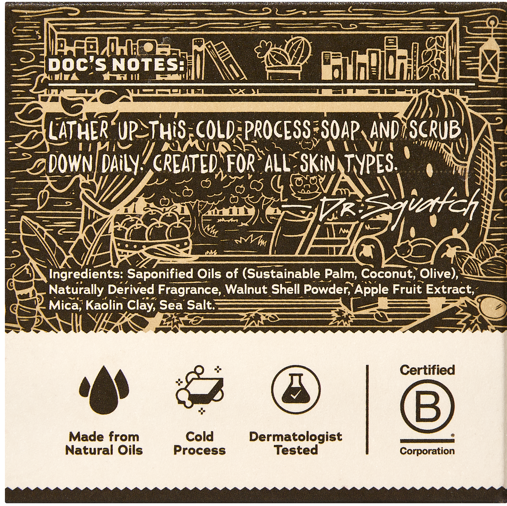 Dr. Squatch Flannel Forest Bar Soap