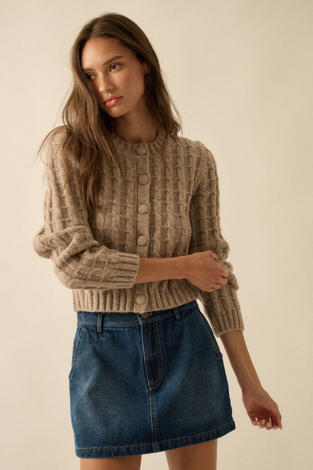 Promesa USA Angel Cake Cardigan Sweater