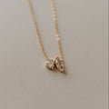 Mauve Jewelry Co. Sloane Two Stone Diamond Necklace