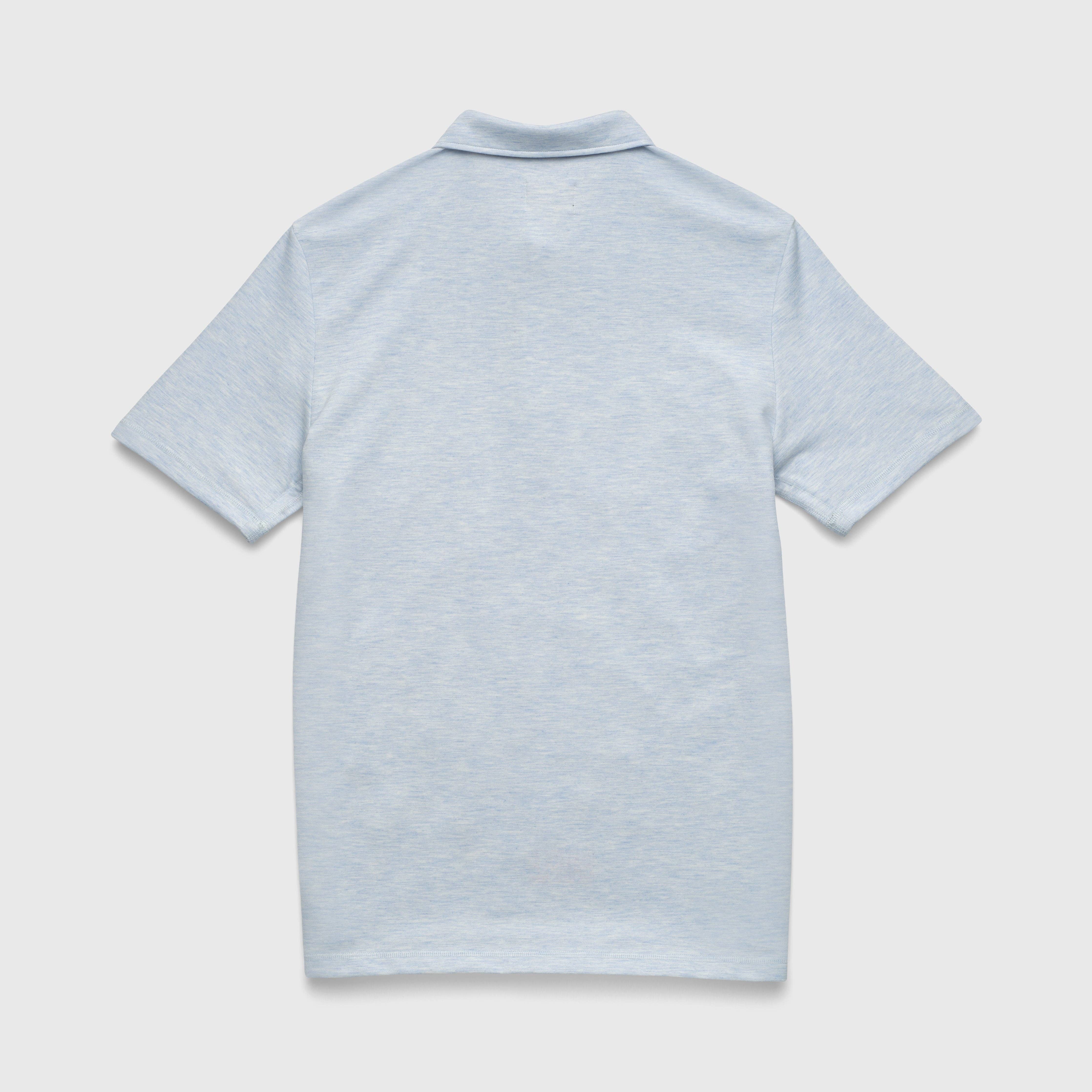 SURFSIDESUPPLY Ryan Pique Polo - Light Blue Heather