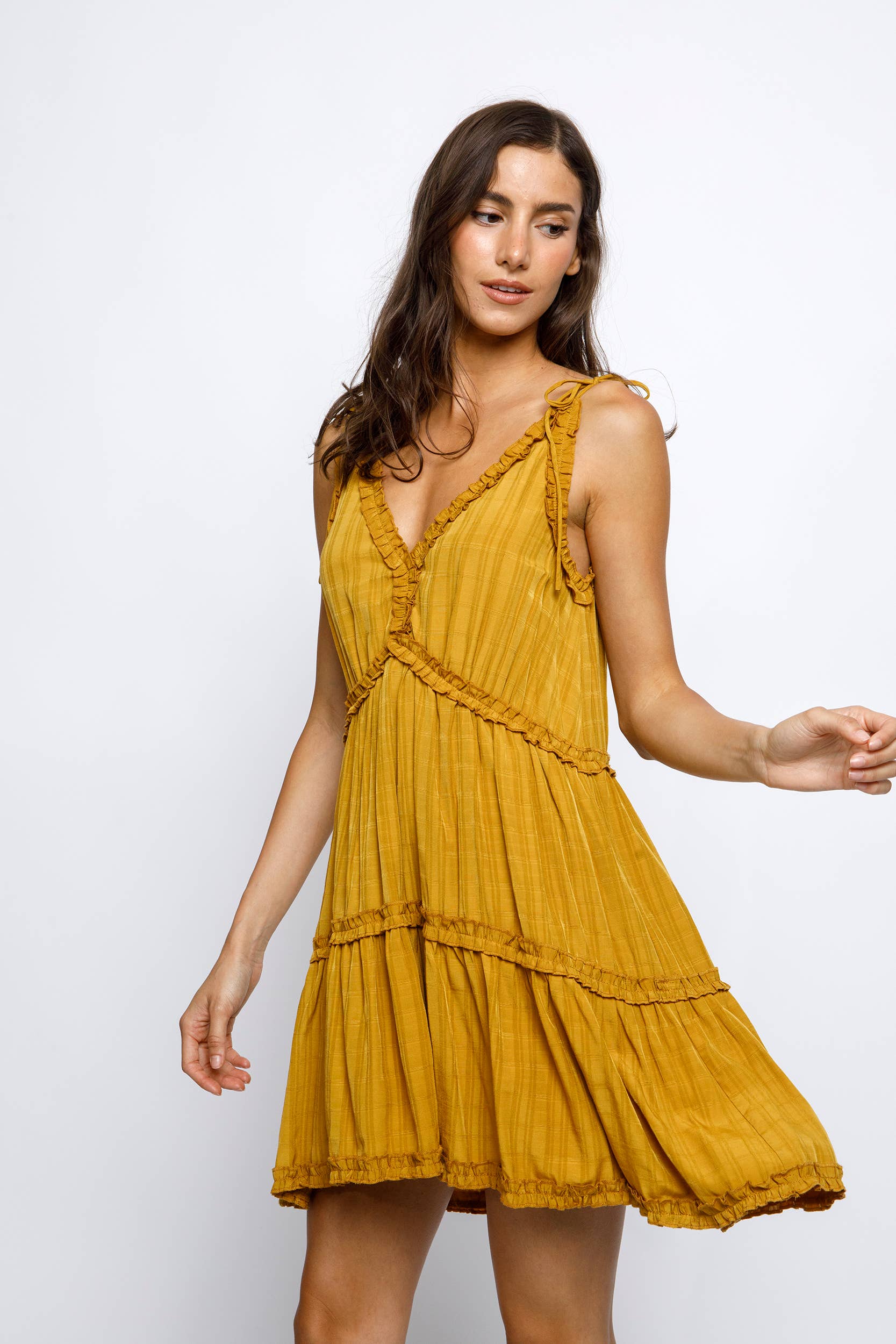 STORIA Cara Ruffled Mini Dress