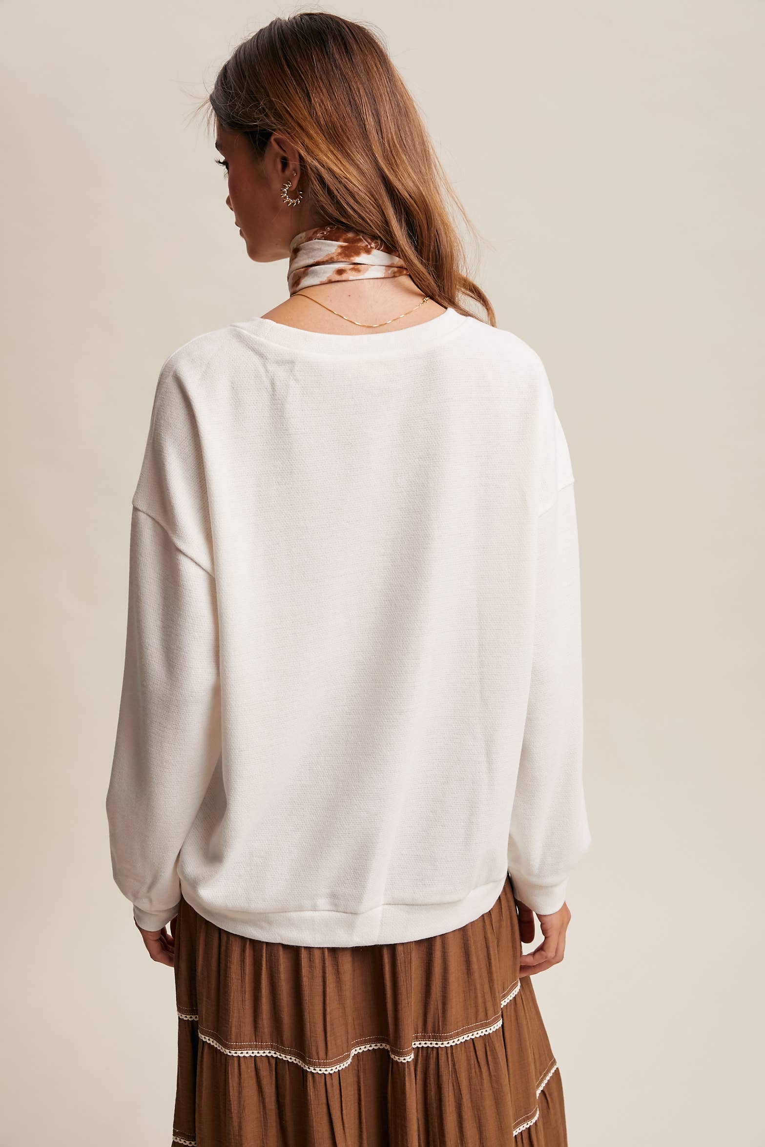Listicle Peony Pullover Top