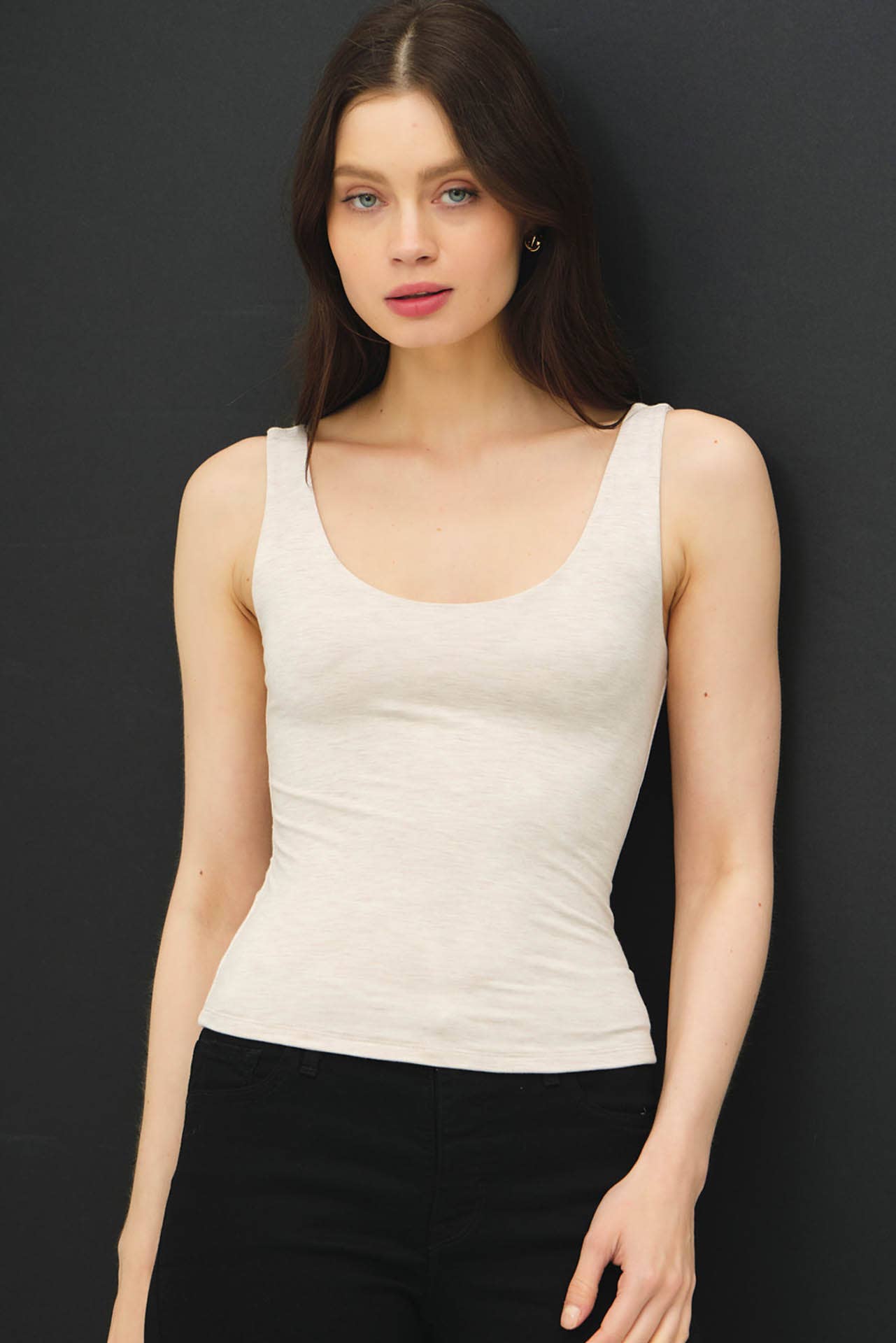Be Cool Restock [SOFT CORE] BASIC SCOOP NECK TANK