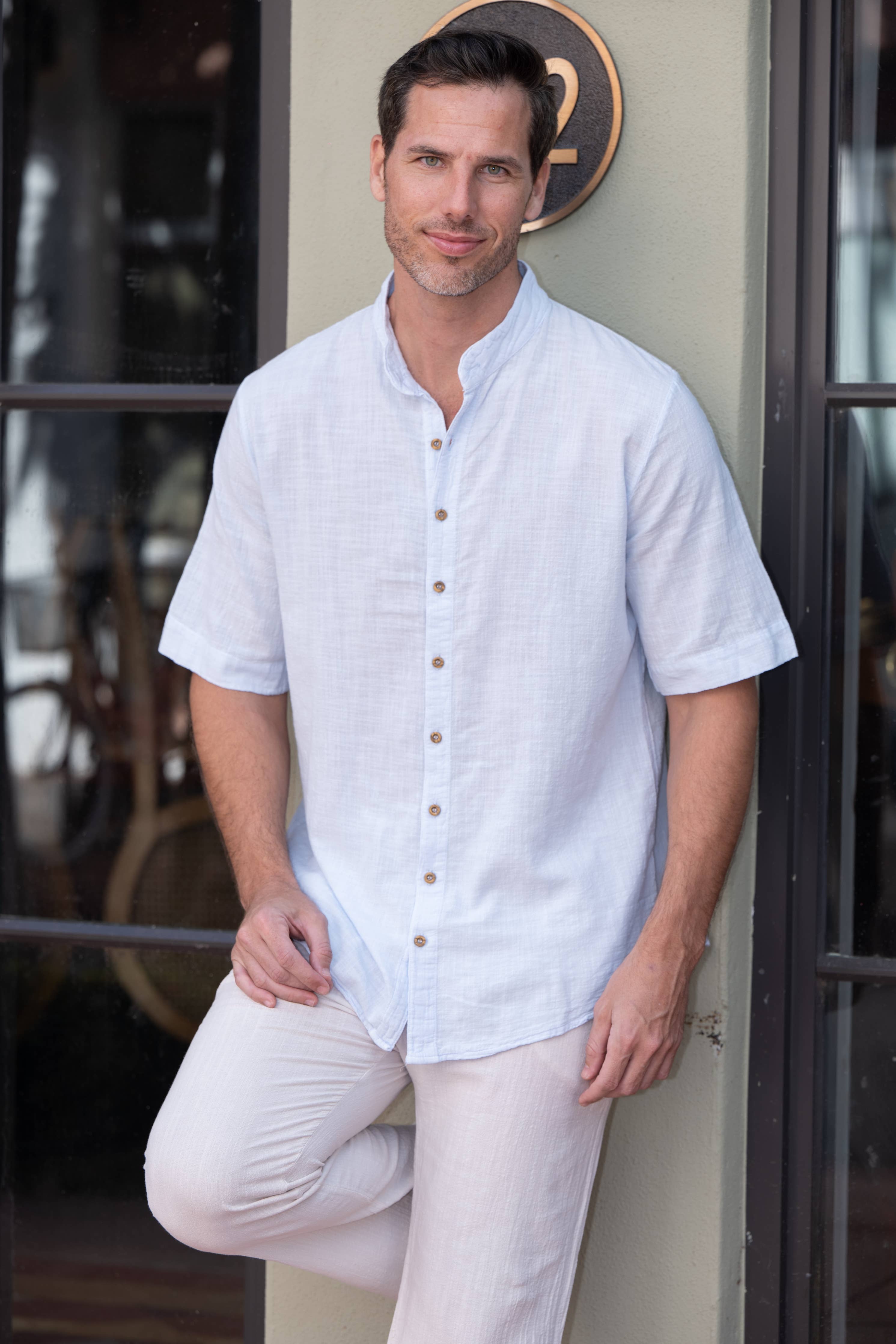 Cotton Natural Rossi Shirt