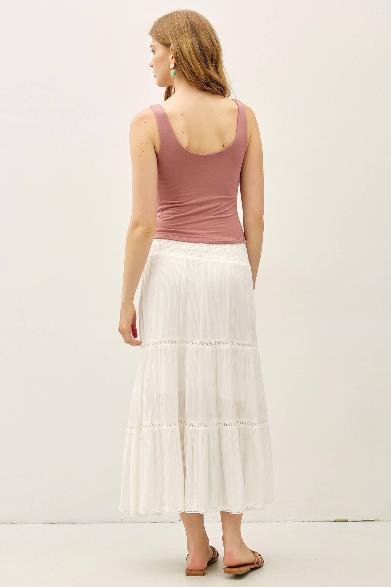 Be Cool BASIC THREADS SCOOP NECK TANK