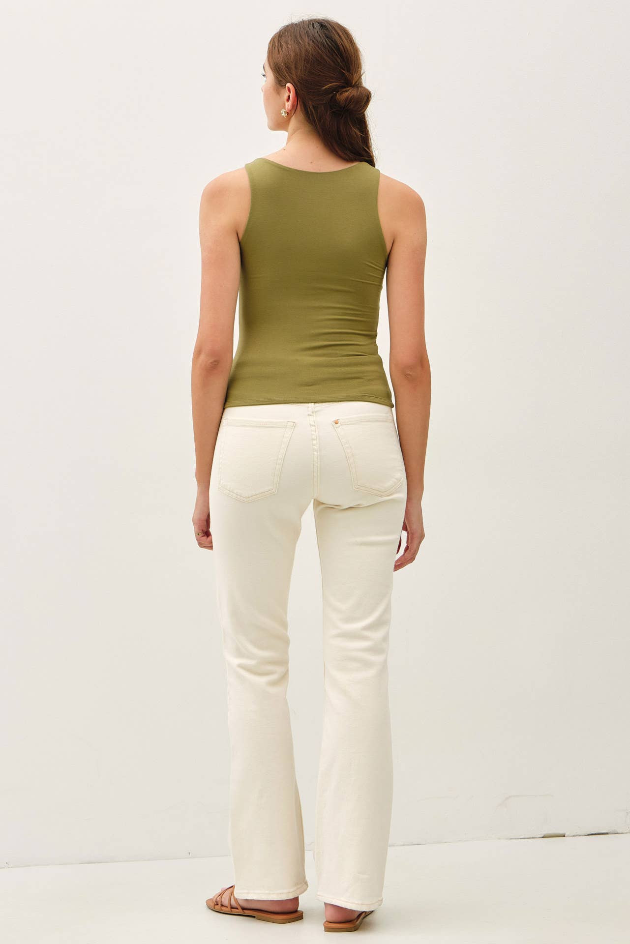 Be Cool BASIC THREADS FULL LENGTH V-NECK TANK