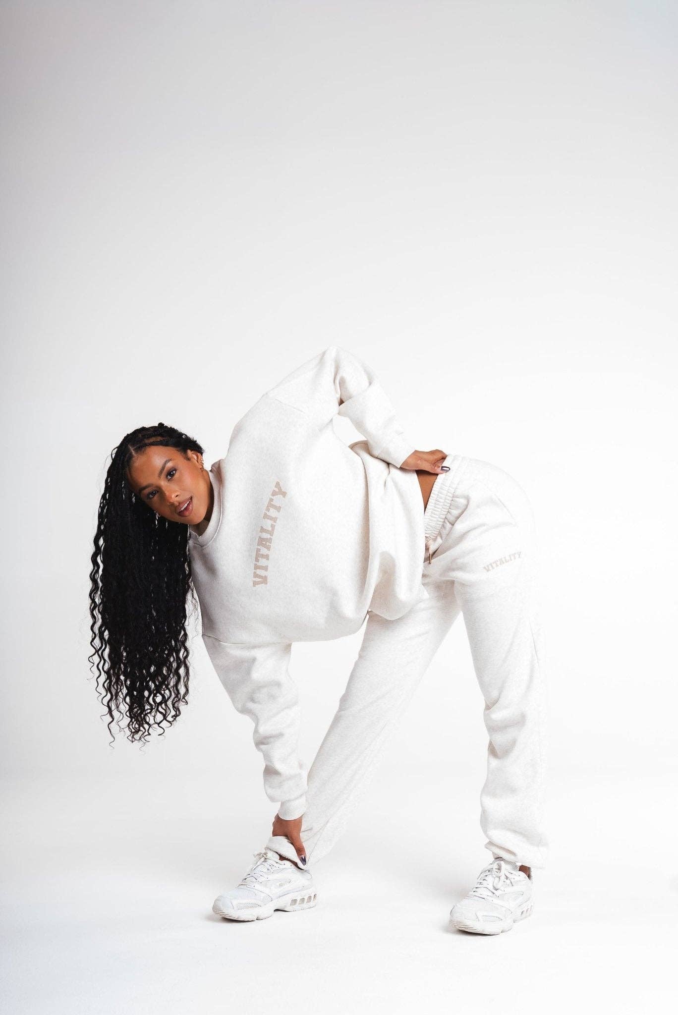 Vitality Vitality Cozy® Uni Jogger - Oat Marl - Varsity