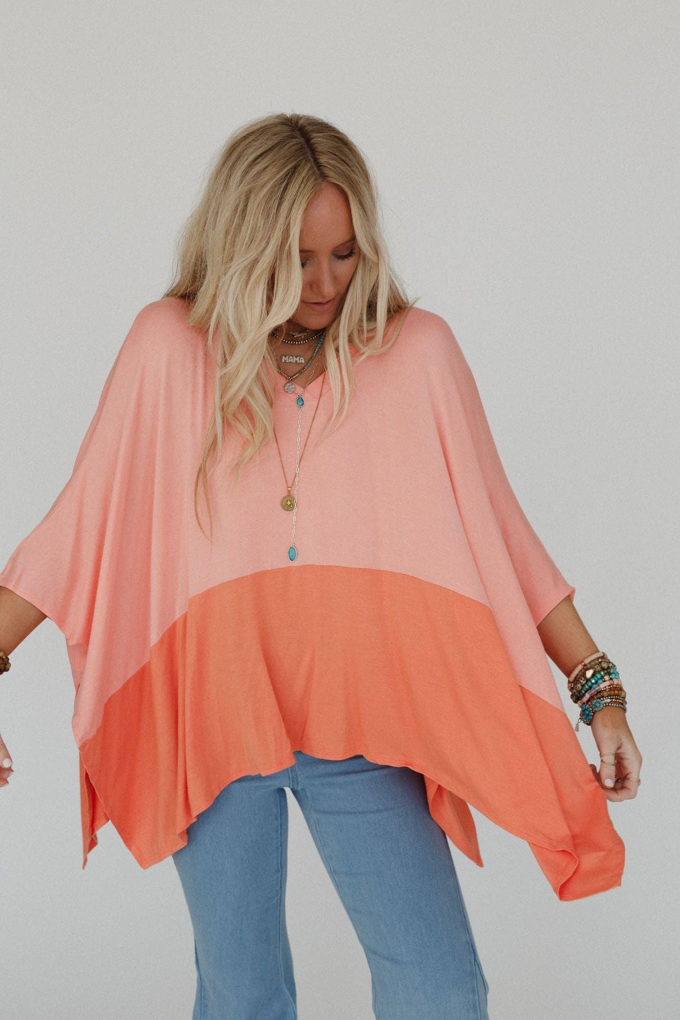 Three Bird Nest Coffee Sunsets V Neck Top