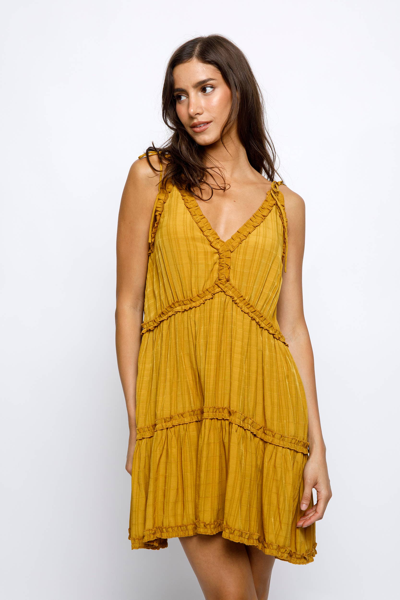 STORIA Cara Ruffled Mini Dress