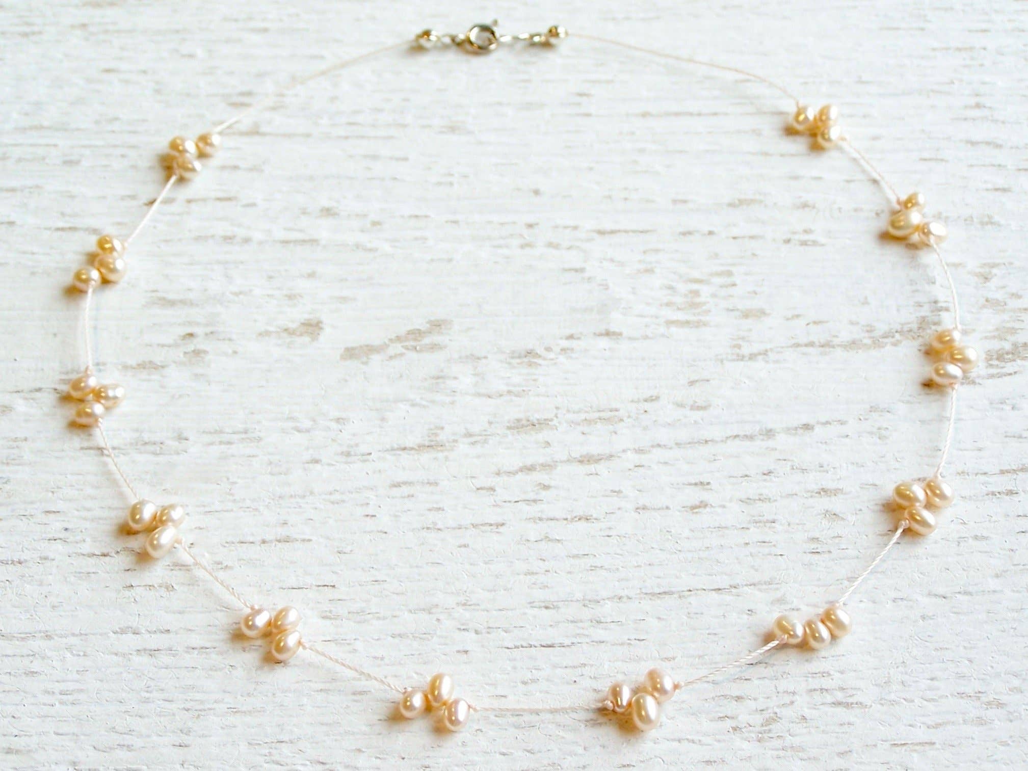 Jo Bird Jewelry Knotted Pearl Necklace - Rain Necklace