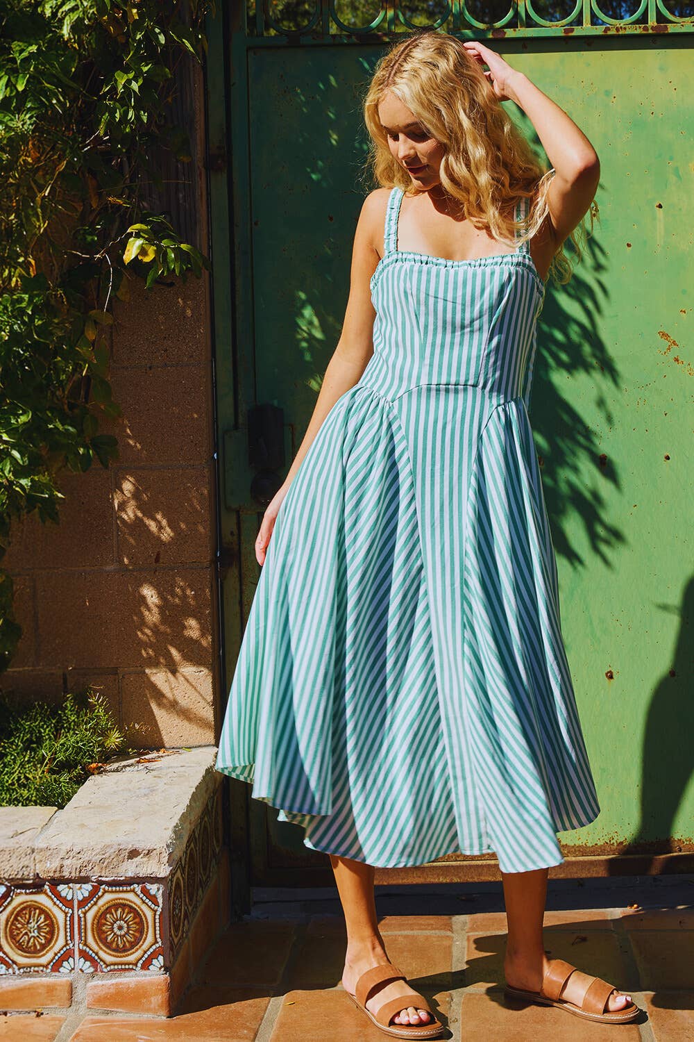 BUCKETLIST By the Sea Midi Dress