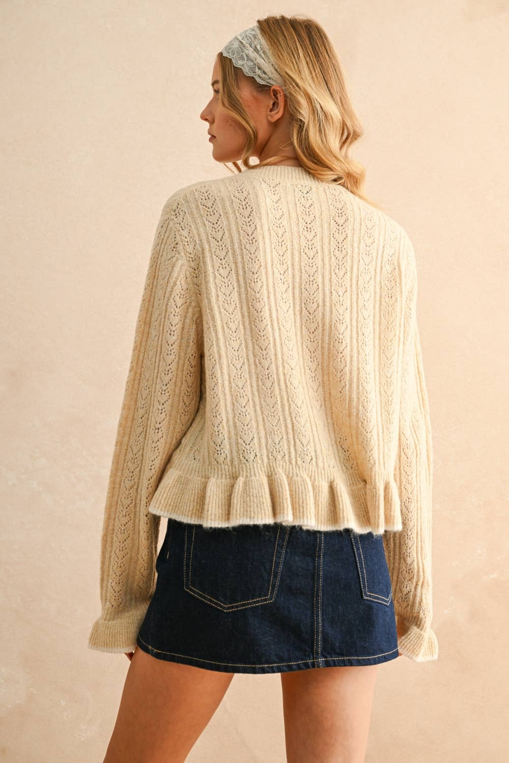MIOU MUSE MORNING FROST SWEATER CARDIGAN