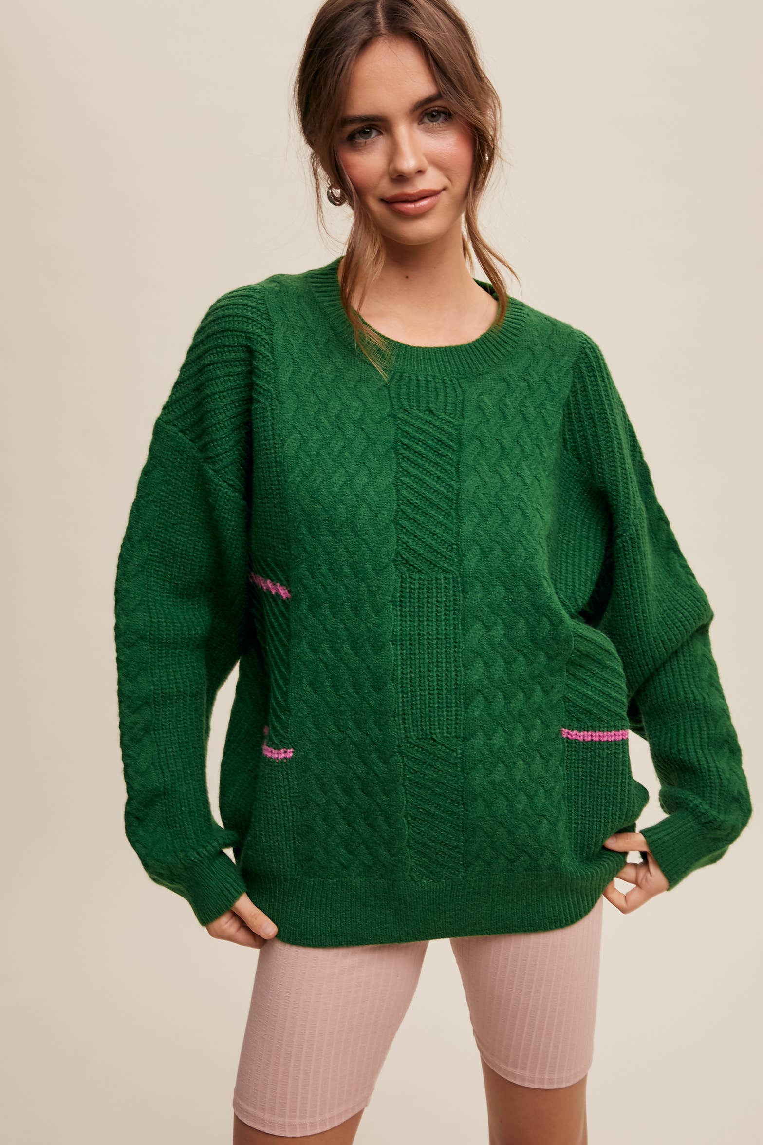 Listicle Winter Fog Knit Pullover