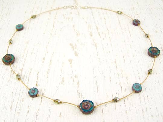 Jo Bird Jewelry Hibiscus Necklace