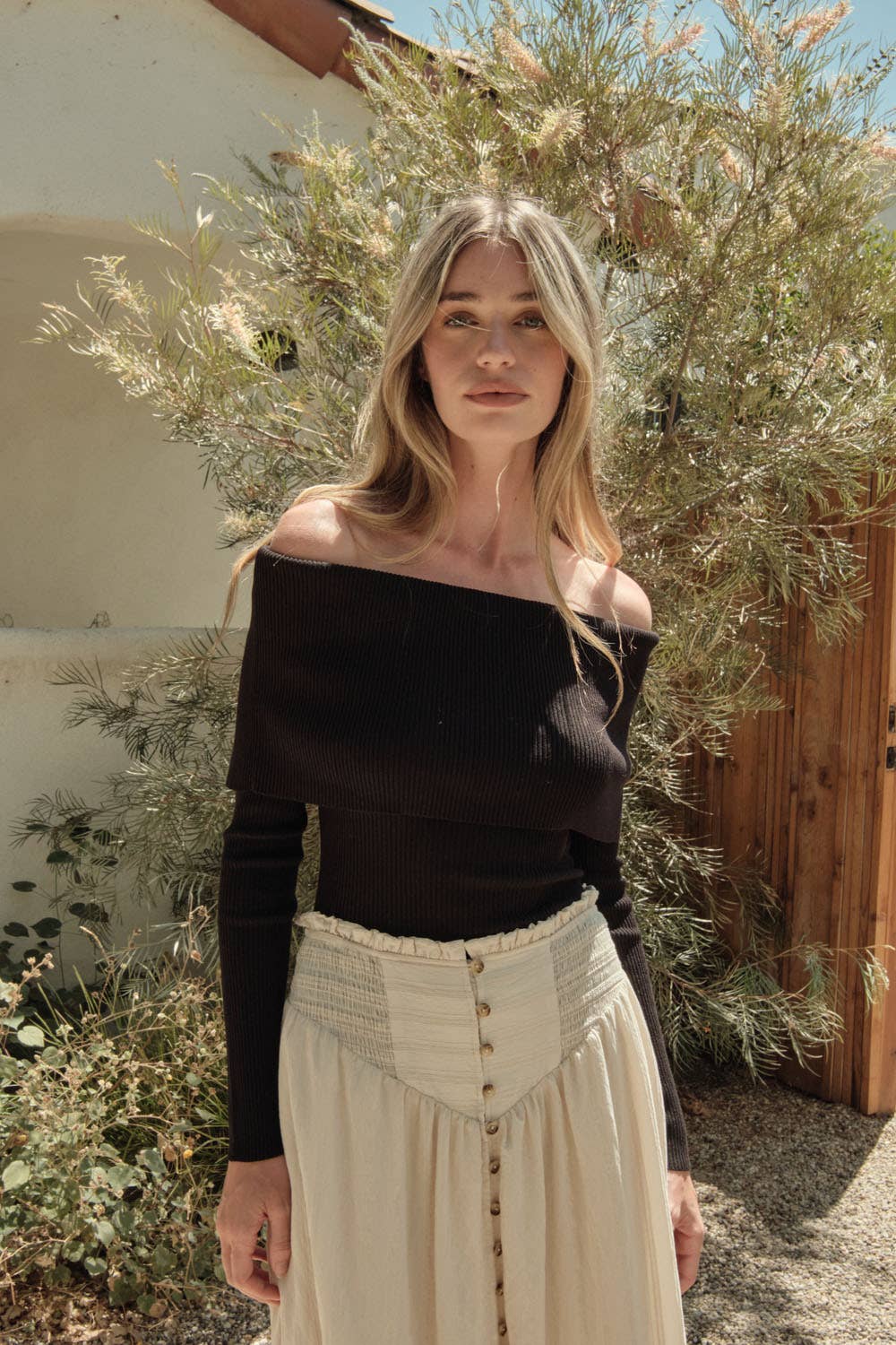 Promesa USA Girls Night Foldover Top Black