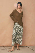 Dress Forum Swaying Palms Midi Skirt