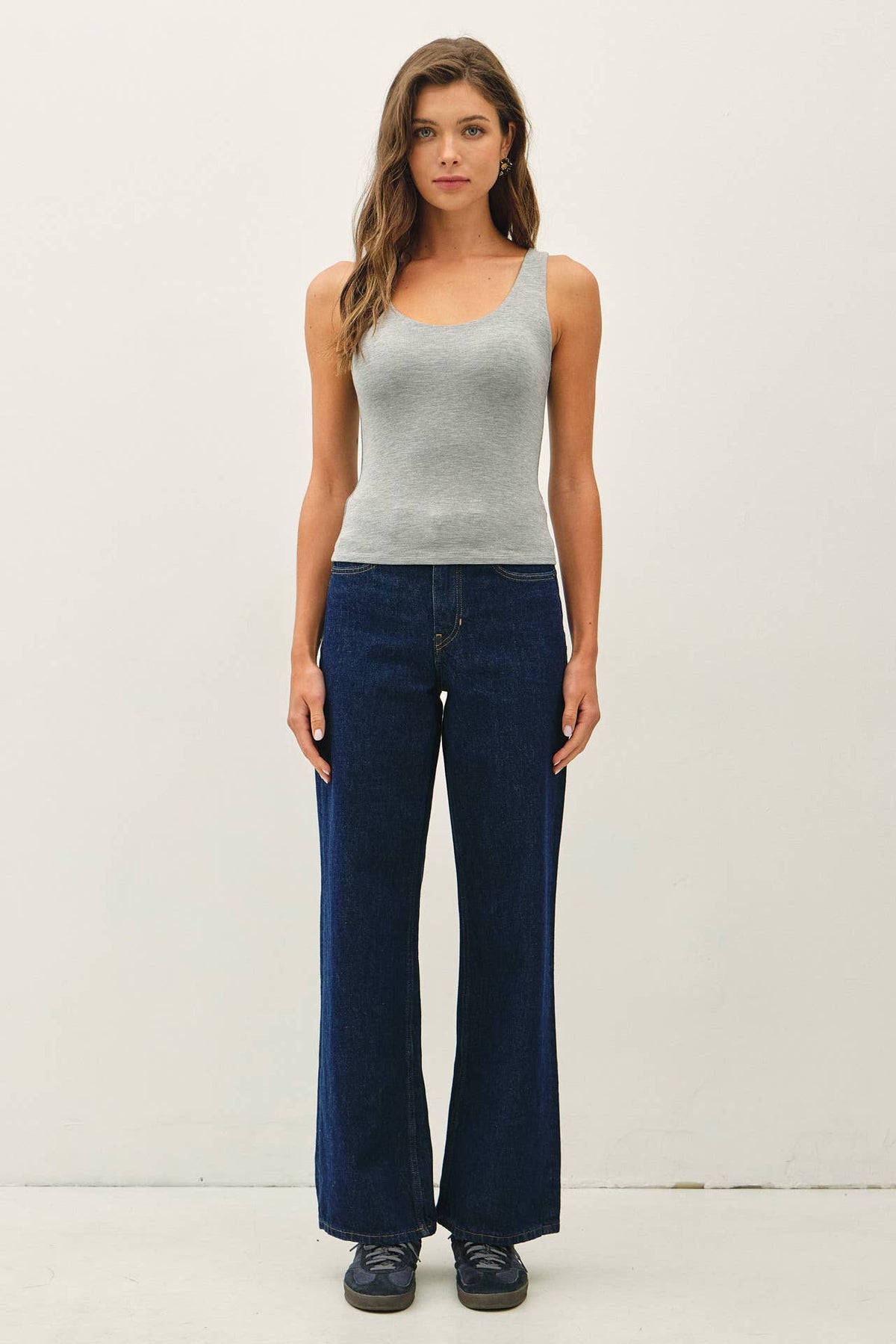 Be Cool BASIC THREADS SCOOP NECK TANK