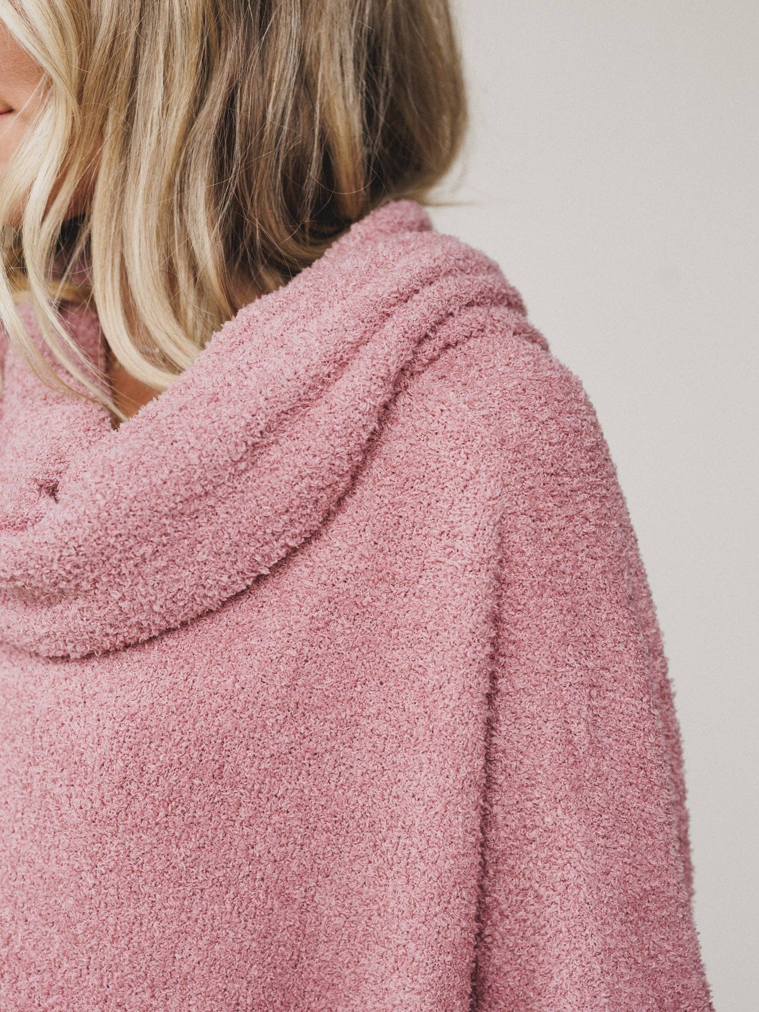 Three Bird Nest Hartlie Sweater Top - Dusty Rose