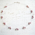 Jo Bird Jewelry Knotted Pearl Necklace - Rain Necklace Lavendar