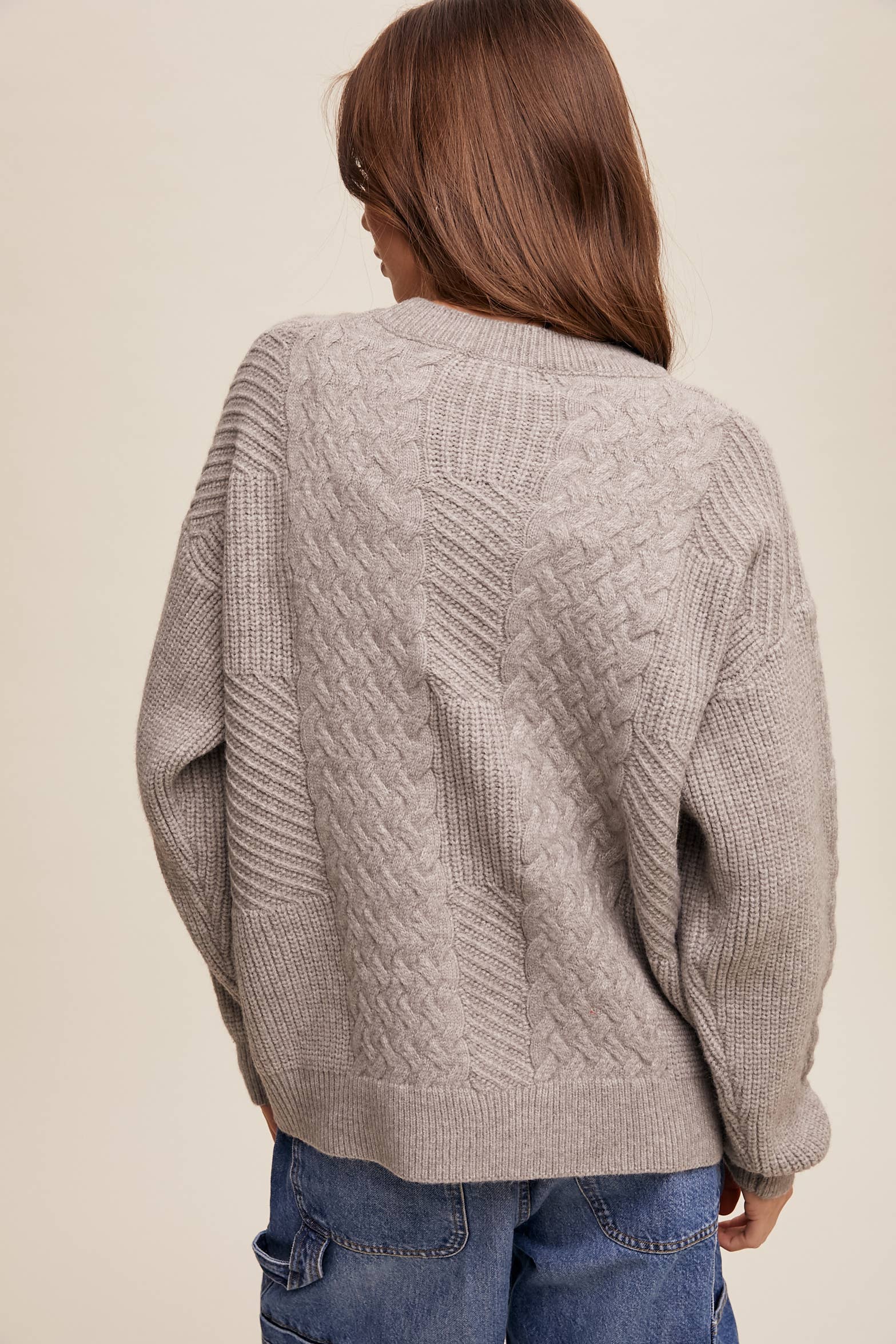 Listicle Winter Fog Knit Pullover