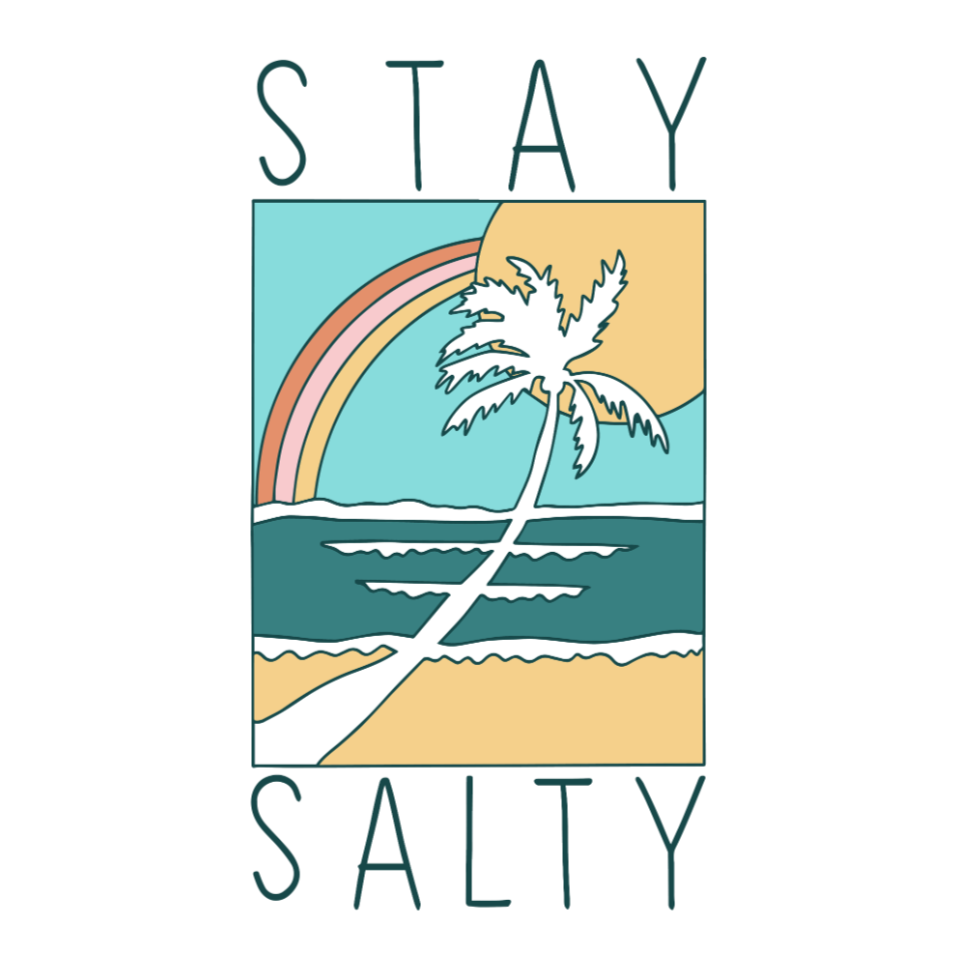 The Salty Gem Stay Salty Sticker