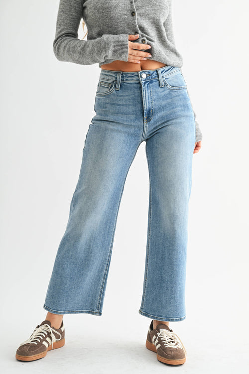 JUST BLACK DENIM The Classic Cropped Wide Leg