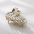 Adorro Monstera Leaf Claw Clip Grey