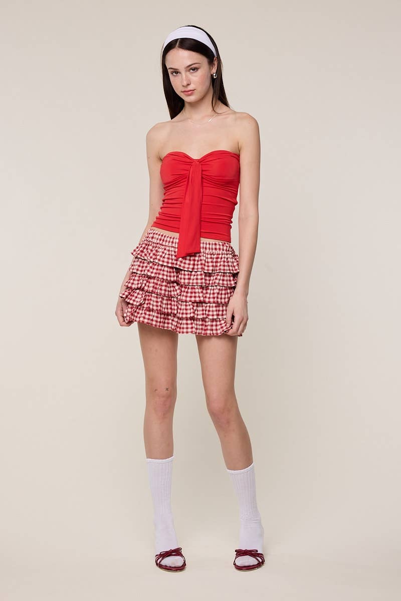 Sky to Moon WINNIE RUFFLE MINI SKORT