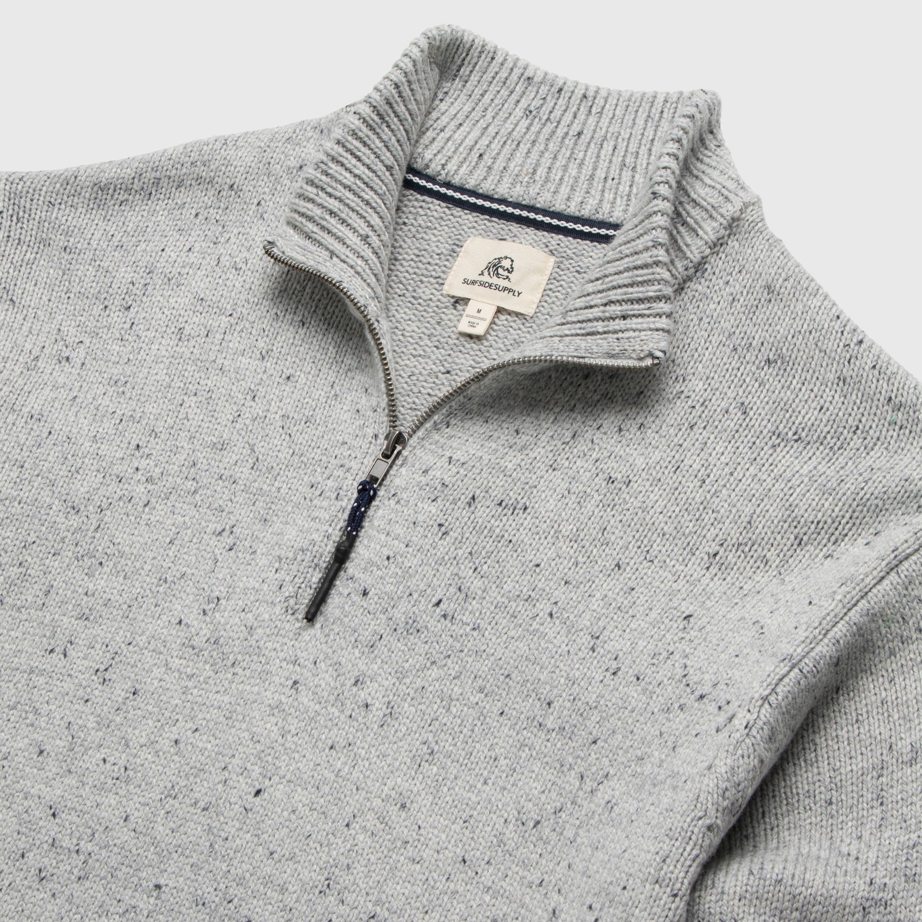 SURFSIDESUPPLY Robbie Mock Zip Sweater