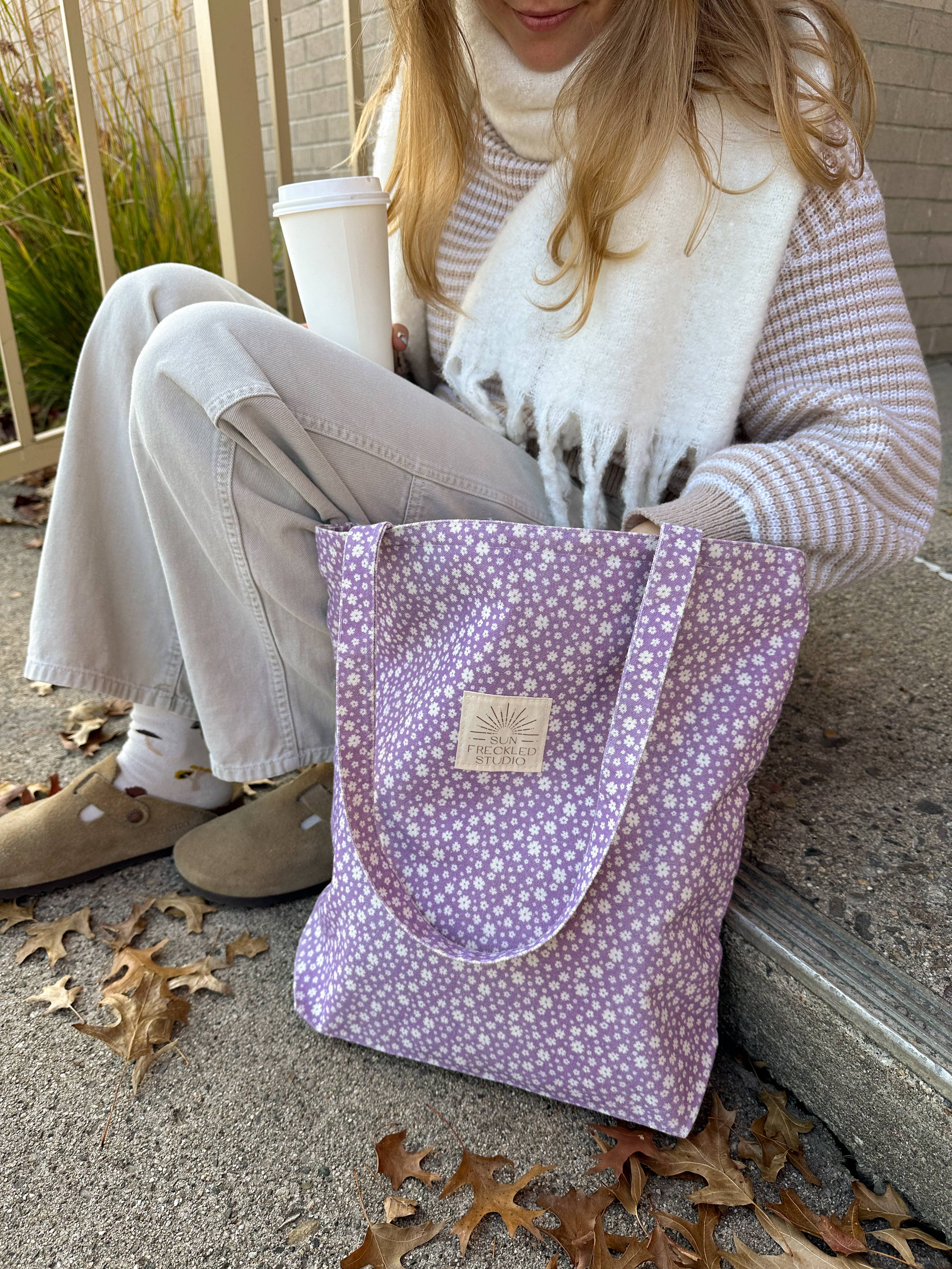 Sun Freckled Studio Sugar Plum Tote Bag