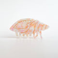 Adorro Sandy | Conch Shell Claw Clip Light pink multi