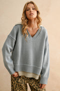 MIOU MUSE ICICLE SWEATER LT BLUE