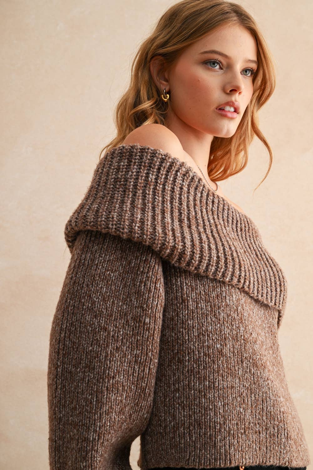 MIOU MUSE HOT COCOA SWEATER BROWN L